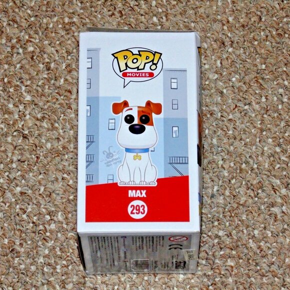 2016 Funko Pop! Vinyl HMV Exclusive The Secret Life of Pets Flocked Max New - Picture 4 of 6